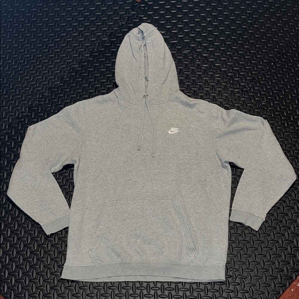 Nike Gray Hoodie Men’s XL Pullover Small Logo